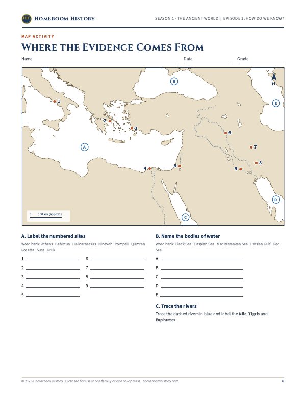 Map activity page